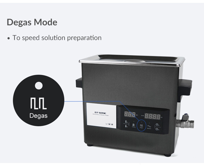 6 Liter Heated Ultrasonic Wash Tank FCC CE RoHS Certificated