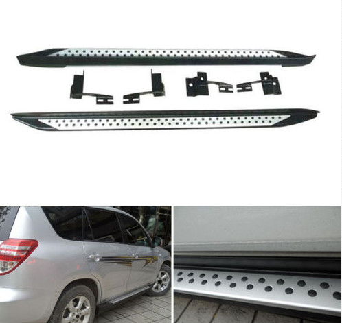 Toyota RAV4 2009-2012 Running Board Plastic Cement+Aluminum Alloy+Stainless Steel Side Step