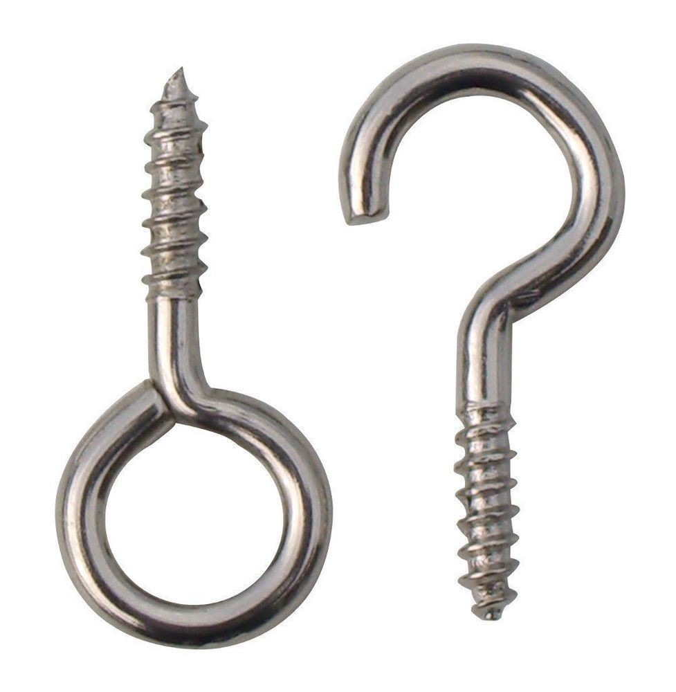 Self Tapping Eye Screw Metal Bent Wire Eye Hooks Carbon Steel Fastener Lag Eye Hole Bolt
