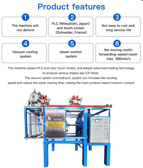 Durable EPS Shape Moulding Machine For Consistent Foam Product Production For Foam Packaging And Food Boxes