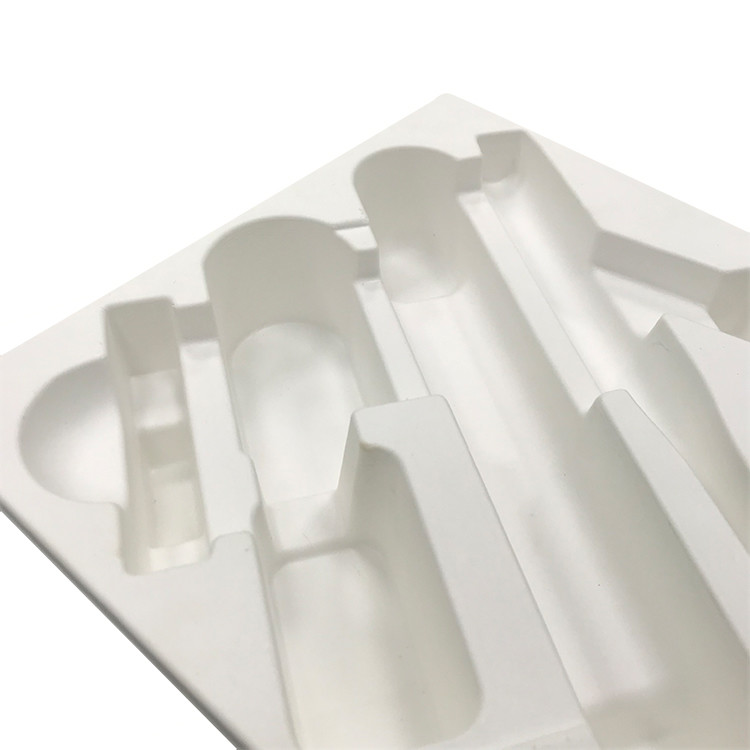 Sugarcane Wet Press Pulp Tray Biodegradable Packaging Insert Oil Resistant
