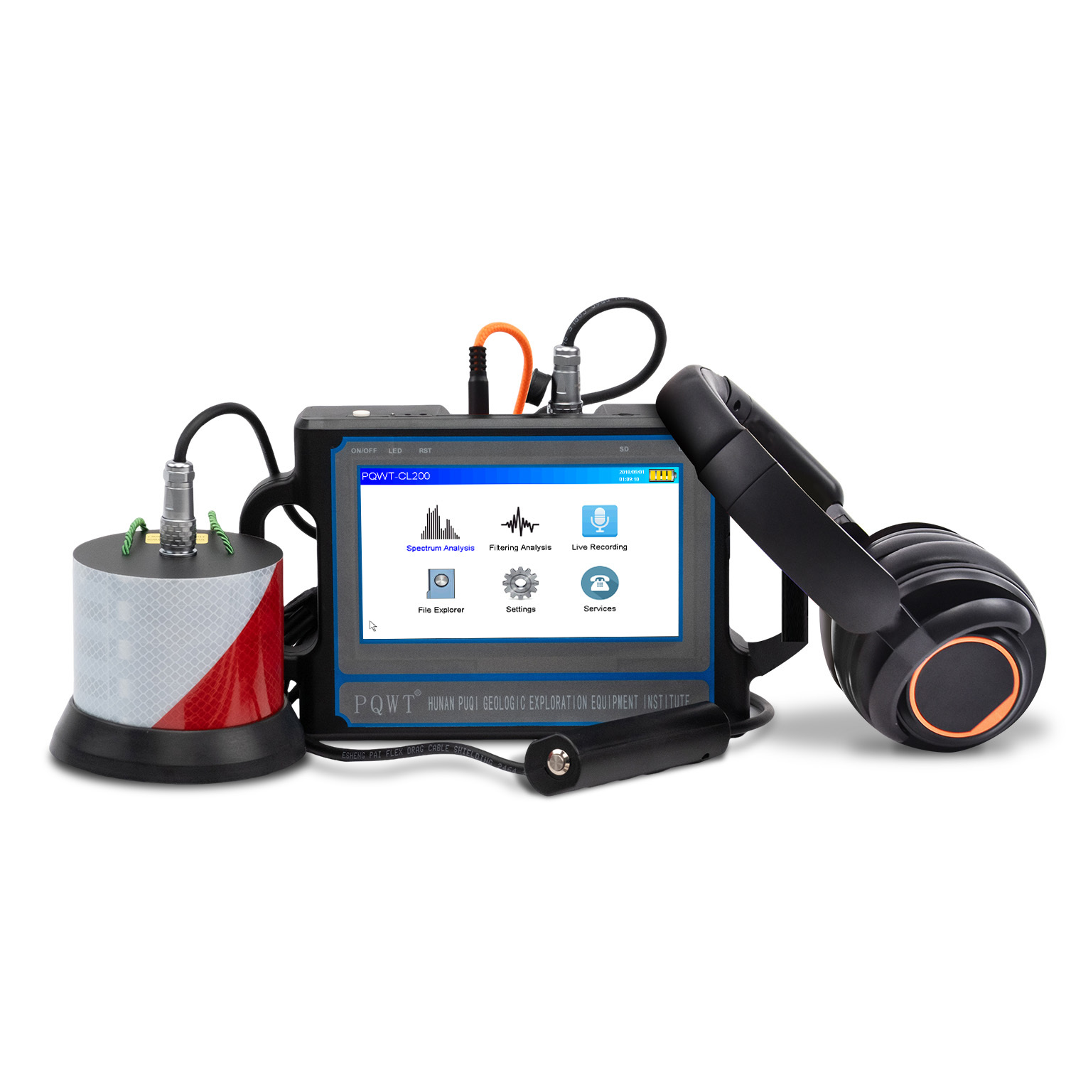Buy cheap 2m Smart Irrigation Water Leak Detection Equipment PQWT CL200 product