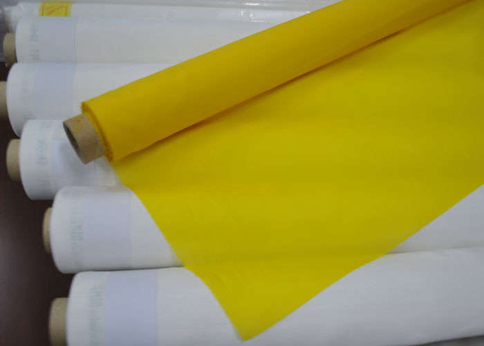 Low Elasticity 43T Polyester Screen Printing Mesh For Textile Printing , 65 Inch