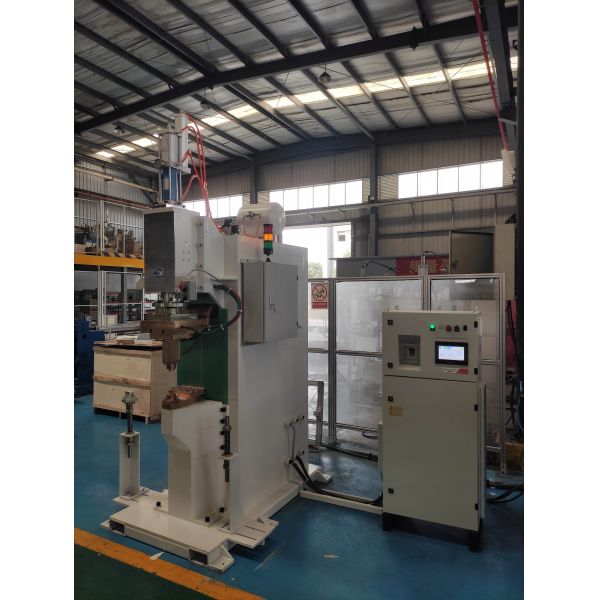 50Kv Manual Pneumatic Projection Welding Machine DN40 Steel Gas Cap Resistance Welder