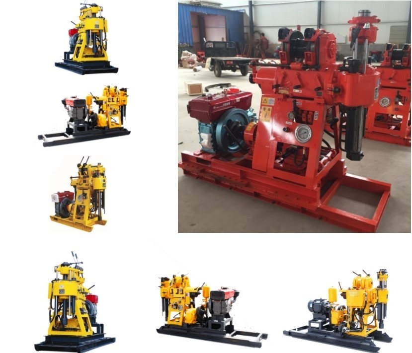 22 HP Hydraulic Drilling Rig for 200 Meters Drilling Depth with Online Video Support