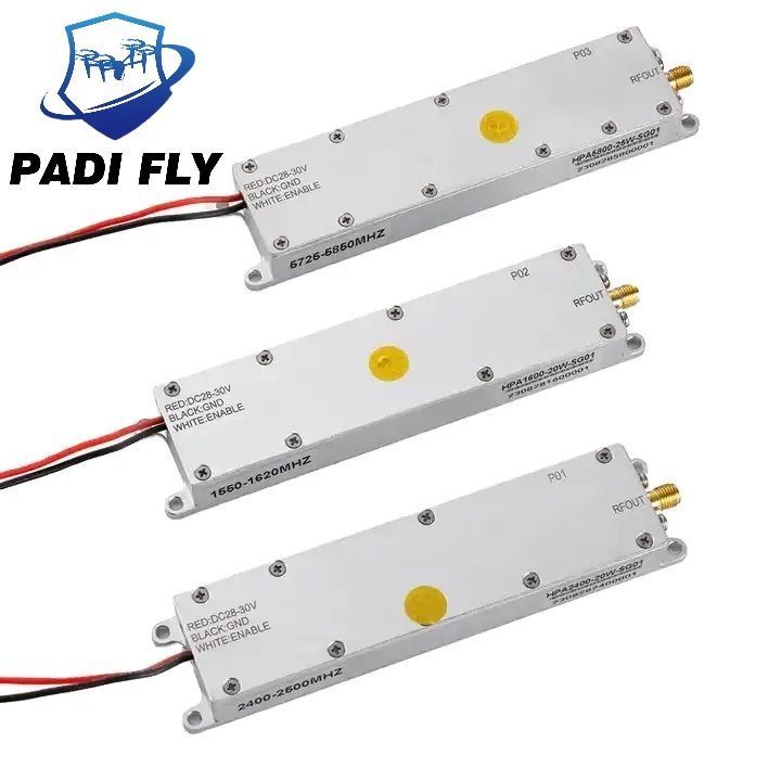 1.5g 1550-1620MHz 30W GaN Anti-Drone Module for Anti Drone System RF Amplifier Module