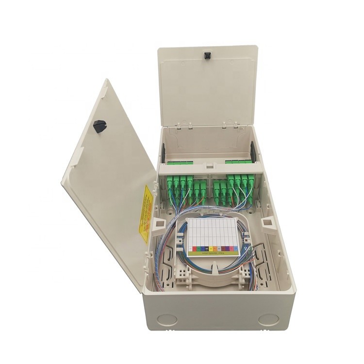 32 Core Wall Mount 13.5mm ftth distribution box ABS Material