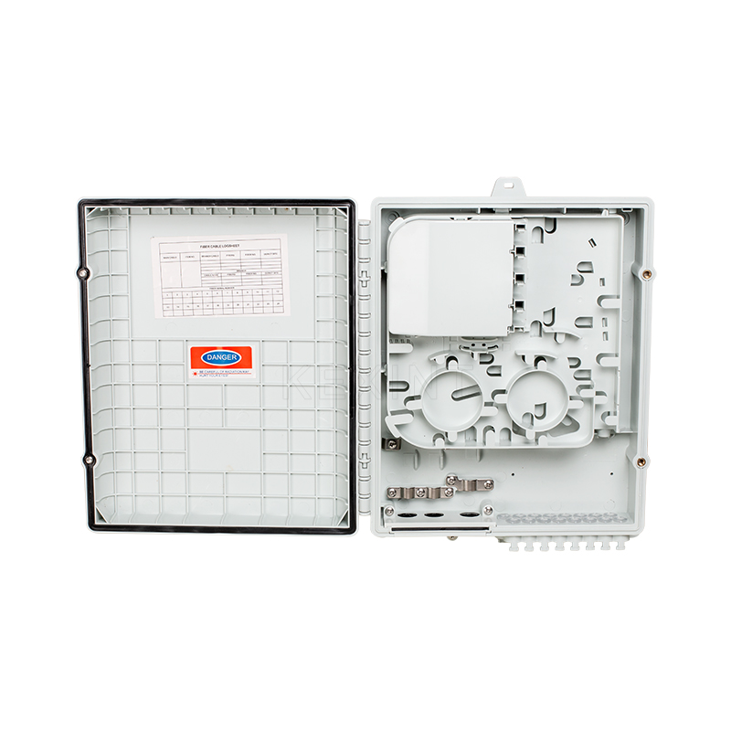 KEXINT FTTH Fiber Optic Distribution Box 16 24 Cores IP65 With PLC / Patch Cord Pigtail