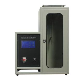 Vertical Flammability Tester Textile Testing Equipment Touch Screen Control