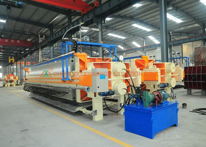 Fully Automated Filtration Filter Press ≥0.6MPa Filter Pressure High Efficiency