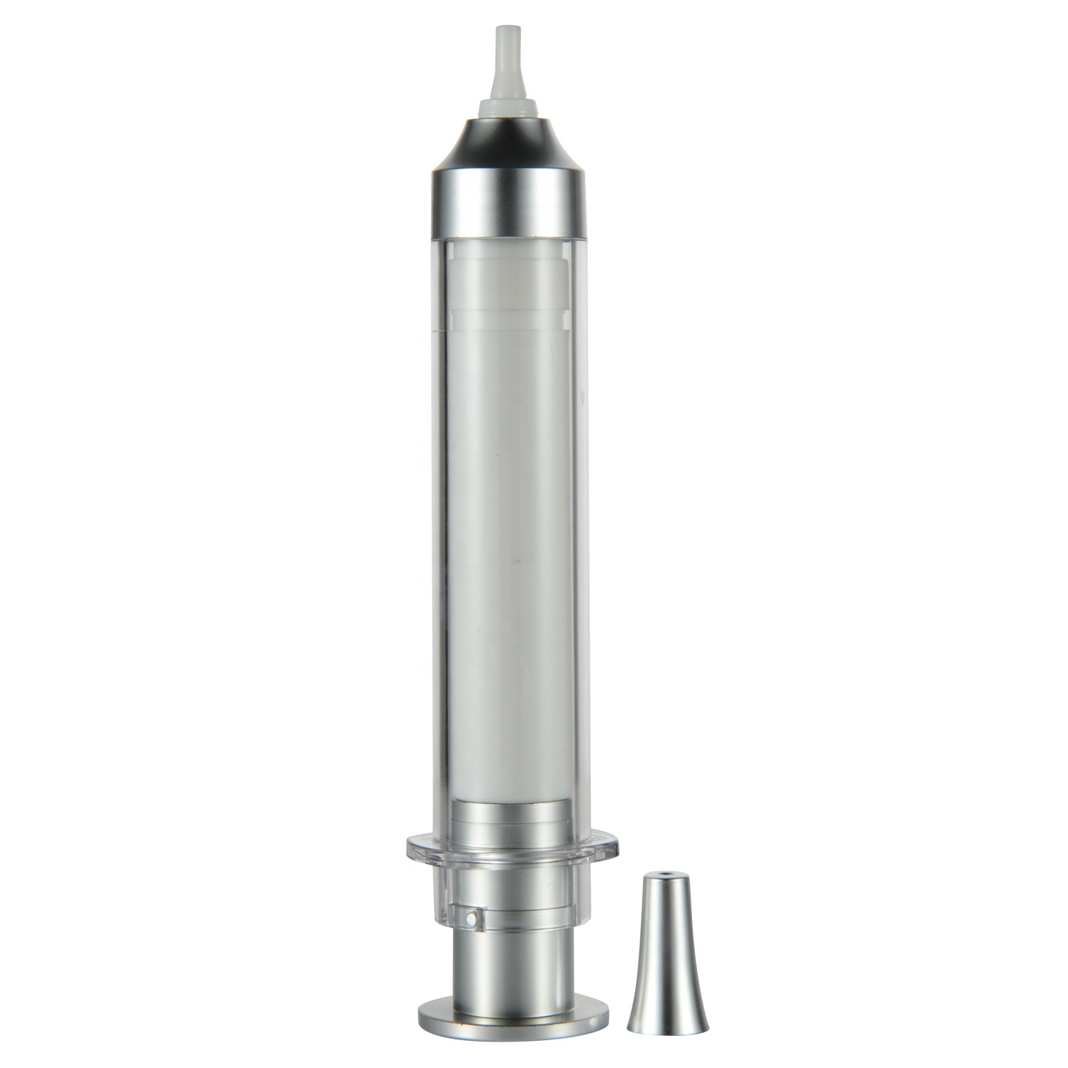 Custom Empty Airless 5ml 10ml 15ml Cosmetic Syringe Packaging AS Plastic Empty