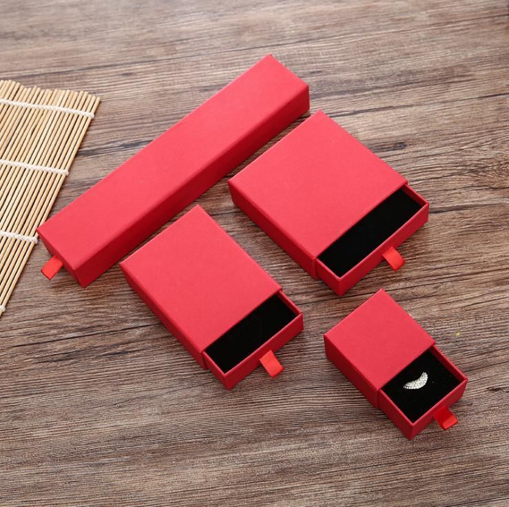 Custom Printing Cardboard Rigid Ring/Earring/Necklace Jewelry Watch Gift Box