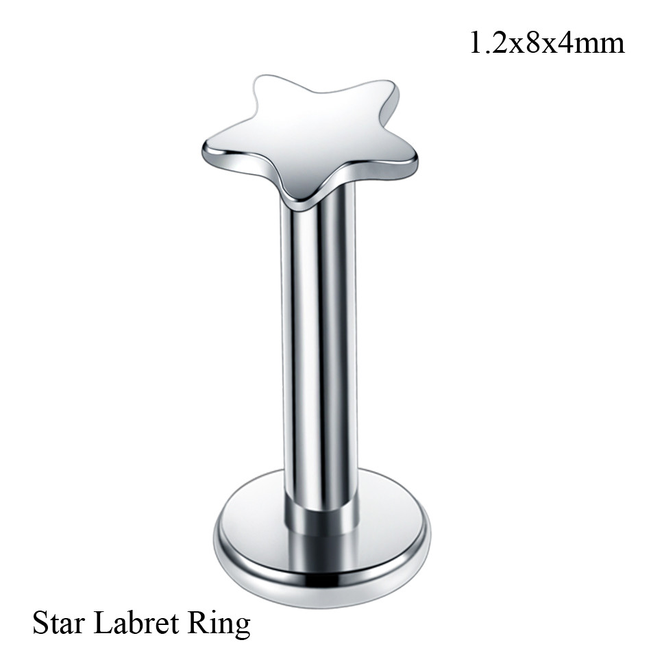 NEW Steel Fashion Circular Bead Rings Horseshoe Eyebrow Tongue Nose Hoop Piercing Labret Ear Cartilage Tragus Jewelry