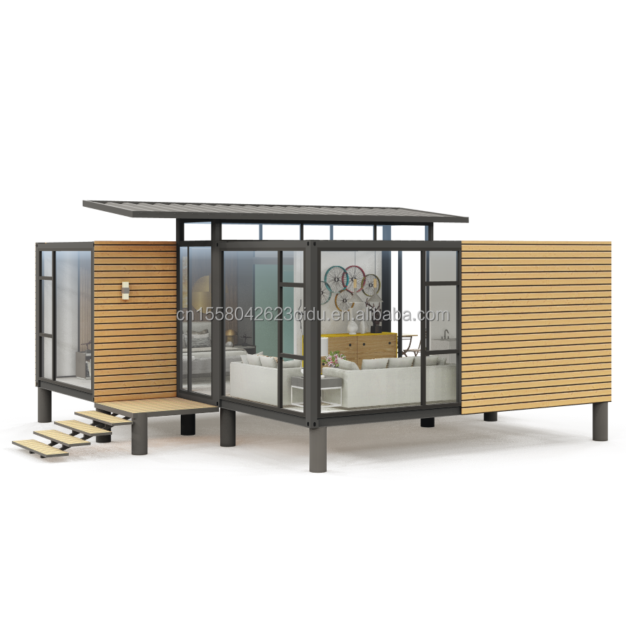 Detachable Container 20ft Luxury Modular Prefabricated Container House for Modern Hotel Design and Foldable Luxury Container