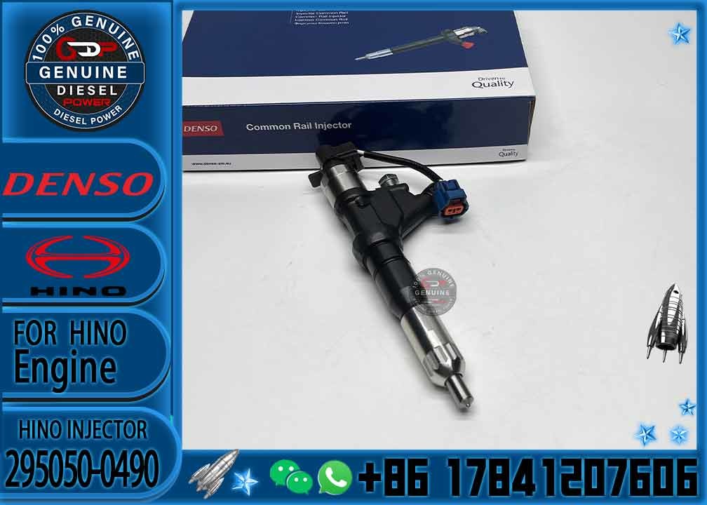 High Quality New Diesel Common Rail Fuel Injector 095000-5972 23670-E0360 295050-0490 23670-E0220 For HINO E13C 700 engi