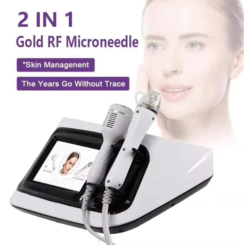Cold Harmmer Fractional Rf Microneedle 2 In 1 Machine For Facail Lifting