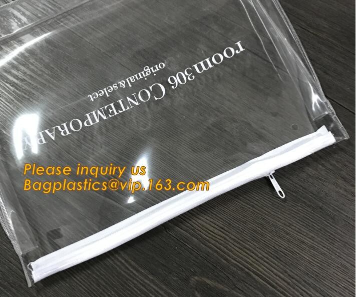 Factory Custom made Environmental PVC clear packaging toy storage handle bag,plastic tote packaging bag with handles fro