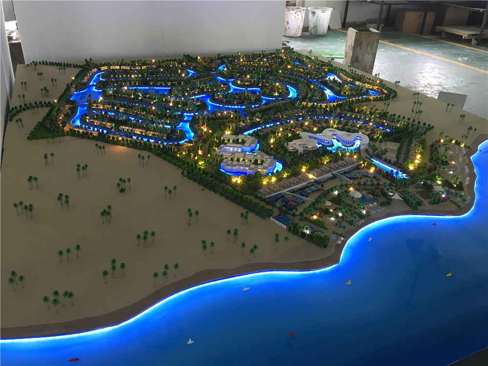 Real Estate Mockup ABS Miniature Architectural Models For Master Villa Size 2.8x2.2m
