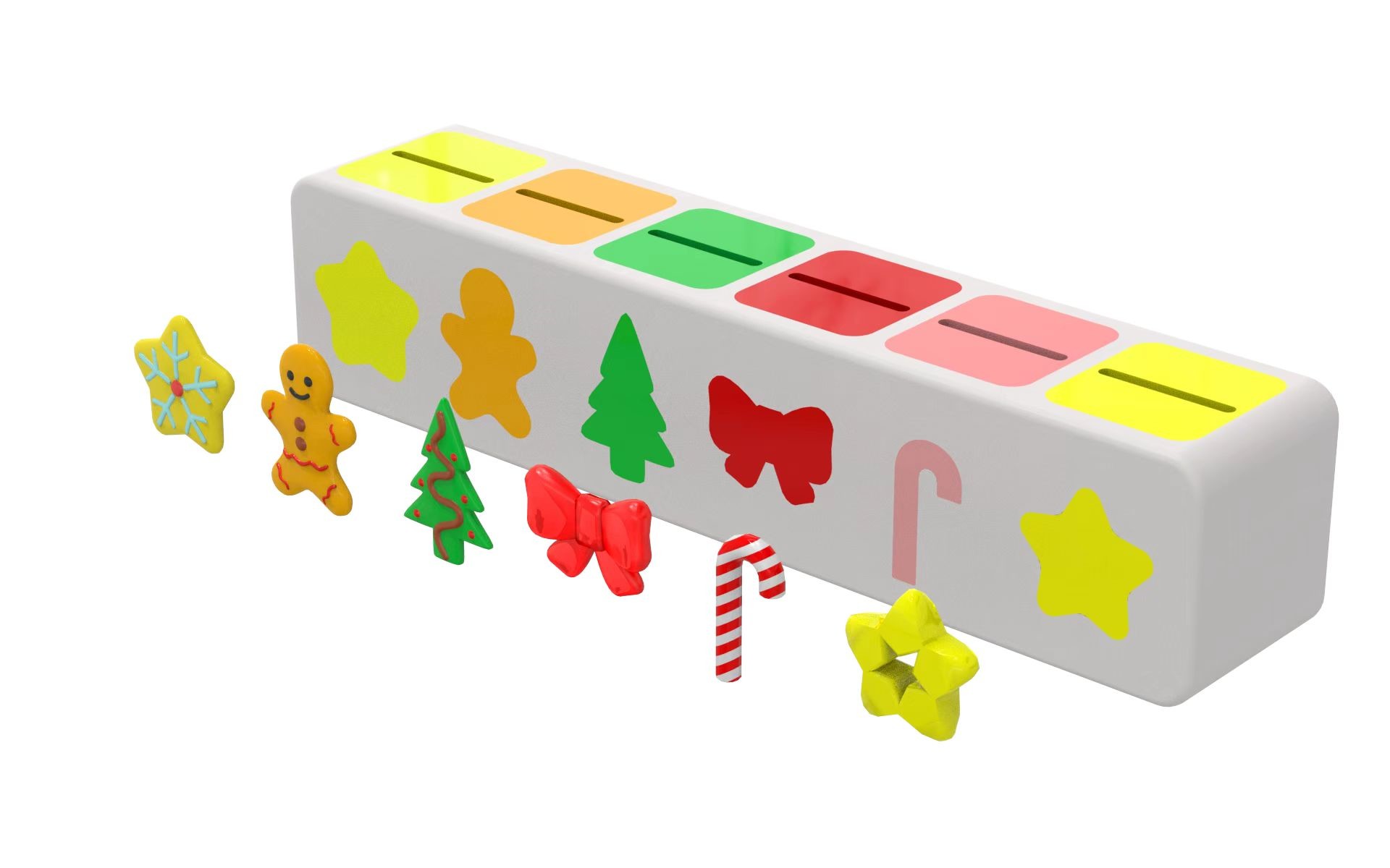 Montessori puzzle toy classification box for children early education building block puzzle