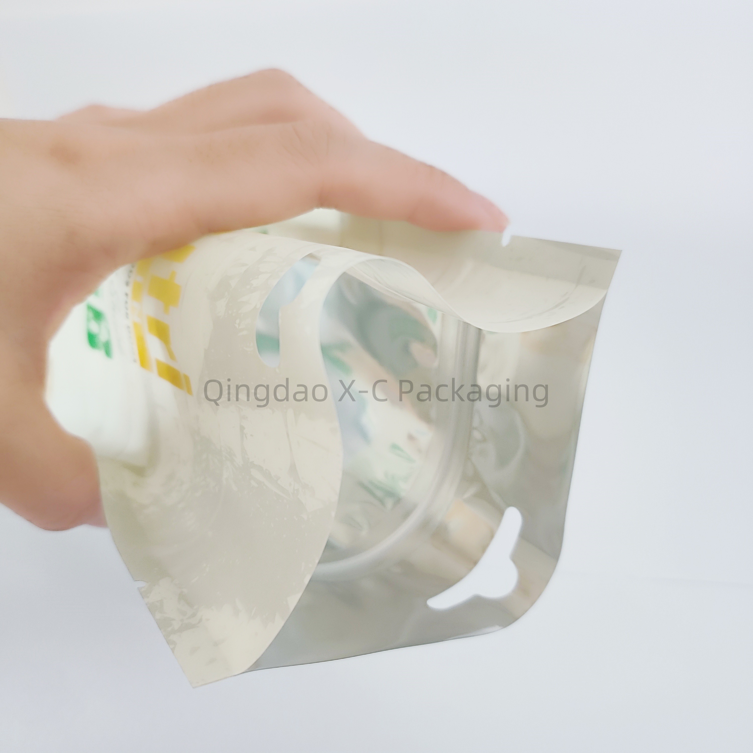 Pet Food Stand Up Pouches With Window For Packaging Resealable Zipper Lock