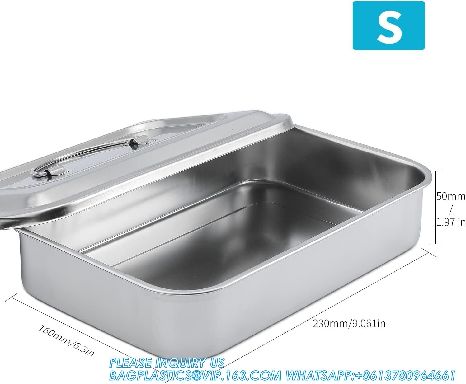 Medical Surgical Trays Stainless Steel Dental Instruments Tray Organizer Holder Sterilization Plate Trays Boxs
