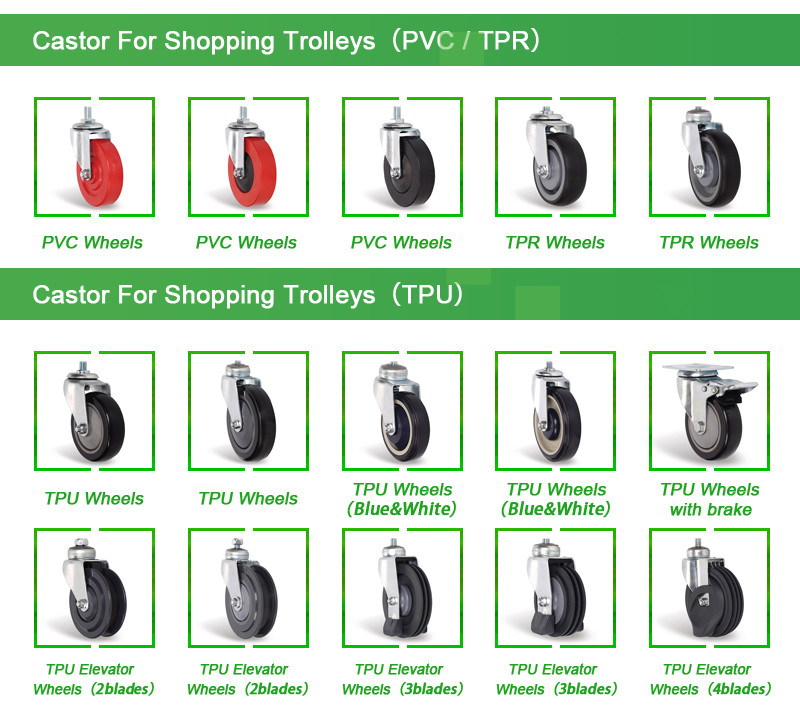 Multifunctional Supermarket Shopping Trolley Electrophoresis Metal Shopping Cart