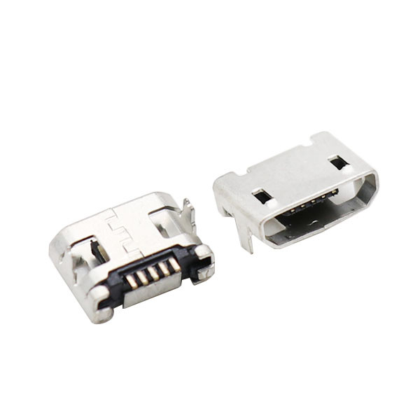 5 Pin DIP USB Micro B Connector 7.2mm Pitch Mini USB Female Connector