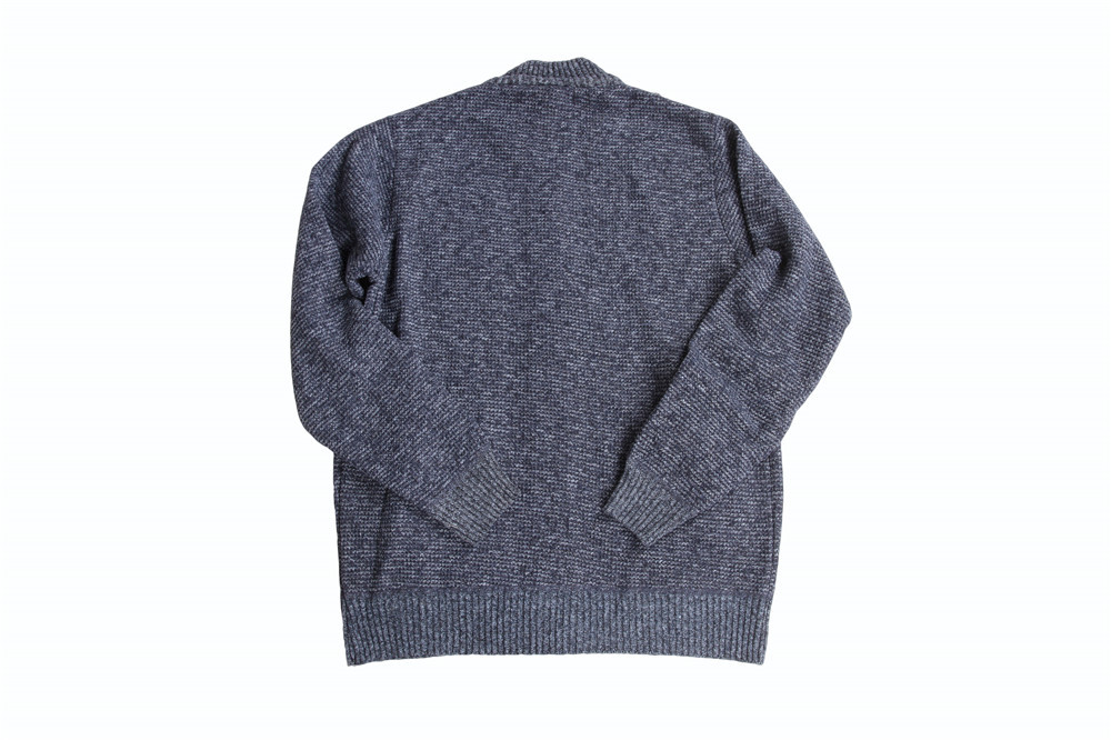 Stockpapa Male Casual zip up turtleneck sweater