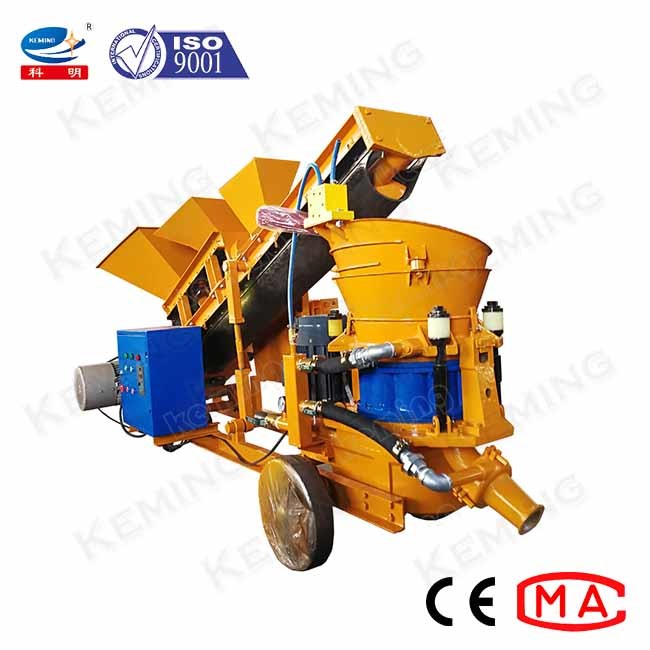 Dry Gunite Jet Concrete Shotcrete Machine 8m3/H For Plastering