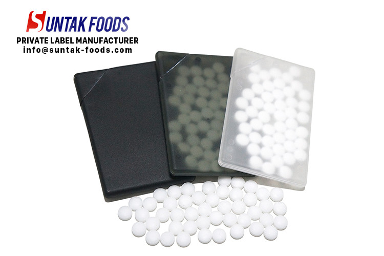 Sugar free mints hot seller stock items for refresh breath and throat lozenge