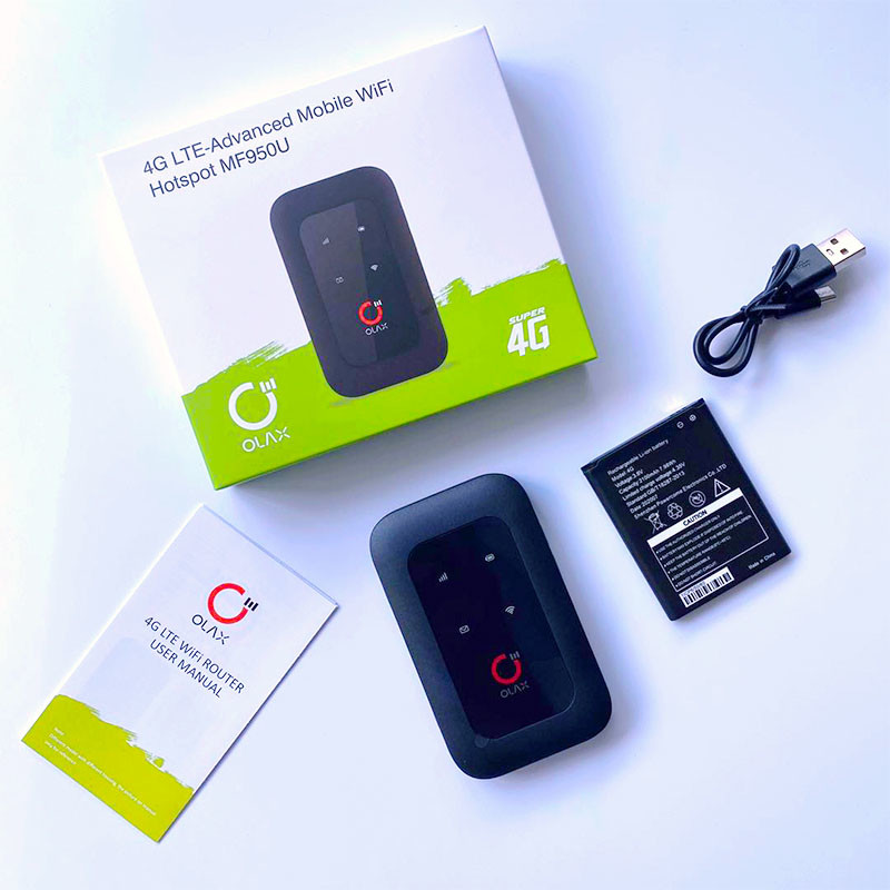 OlAX MF950U Sim Card Wifi Hotspot Portable Outdoor Wireless Hotspot Routers B2/4/7/12/13/28
