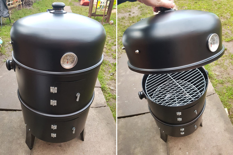Customizable High Quality  Backyard Charcoal Fueled Weathering Steel Outdoor Grill