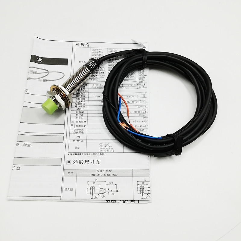 Waterproof Automotive Auto Parts DC 3-Wire Type Cylindrical Type Proximity Sensor