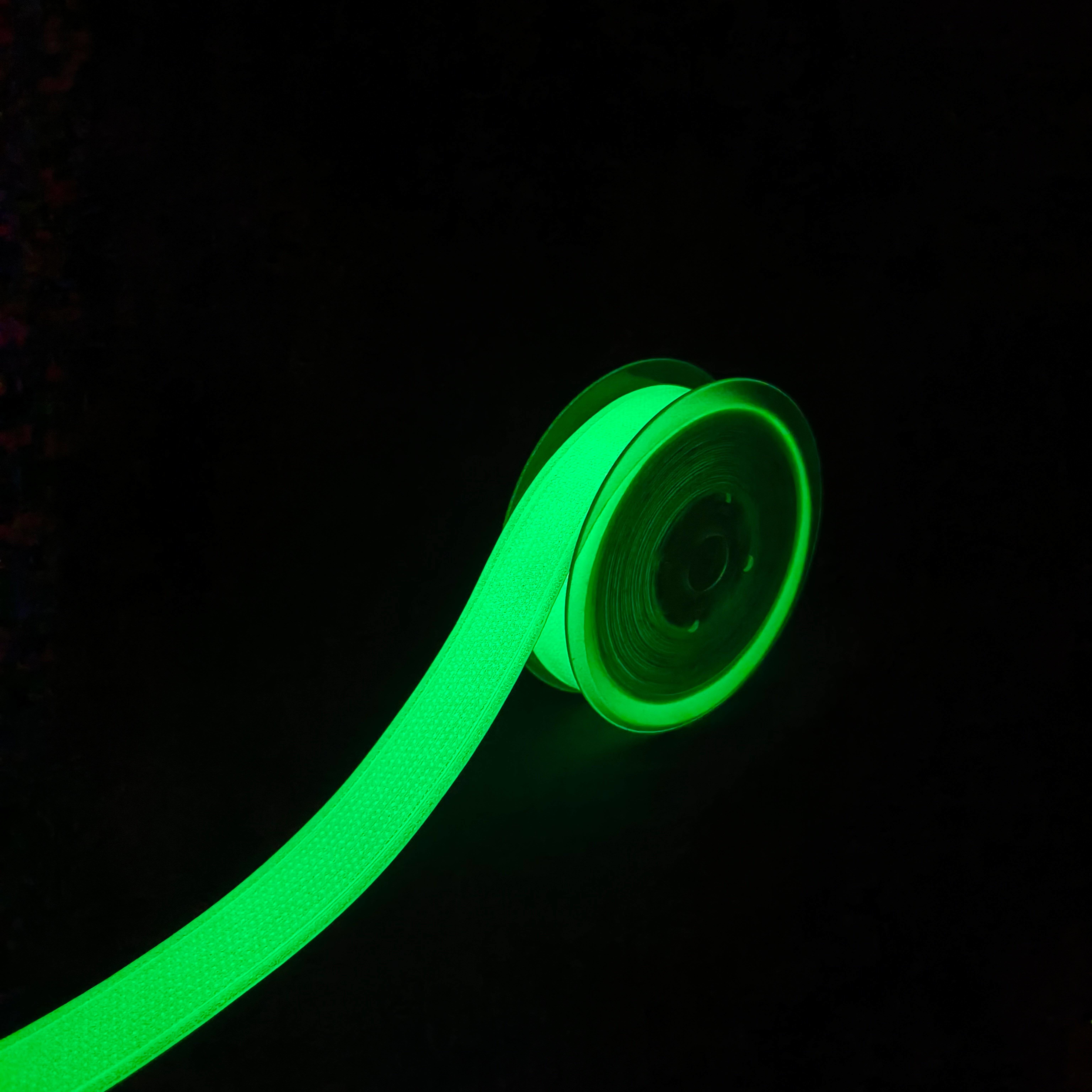 PVC Glow In The Dark Reflective Tape For Home Decorations Self Adhesive Warning Tape
