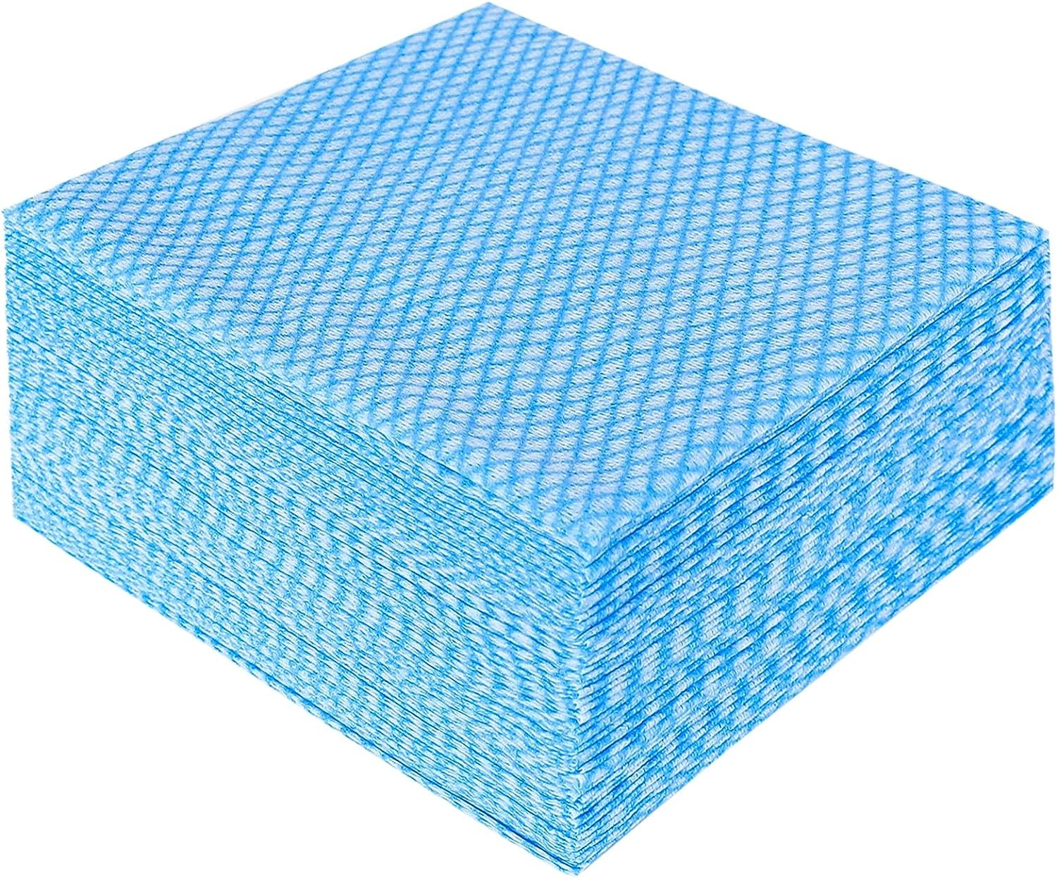ISO Reusable Non Woven Cloths Handy Wipes Dish Towels Diamond Pattern