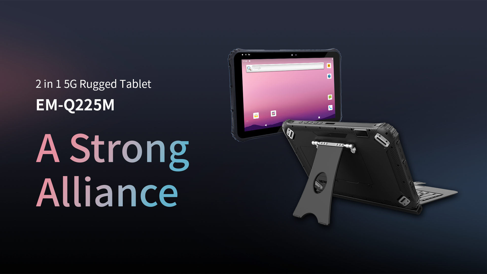 12.2 Inch 5G Android 11 Rugged Tablet Laptop With 13MP Camera And IP65 Protection