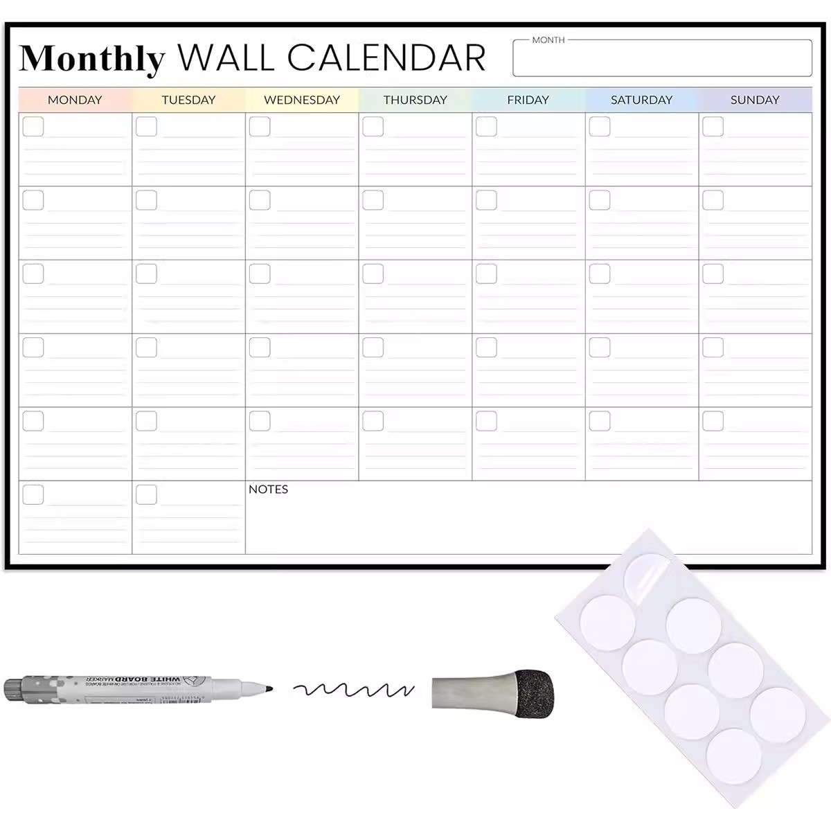 Personalization Add Personal Dates And Events to Your Custom Wall Calendar Paper End Month December