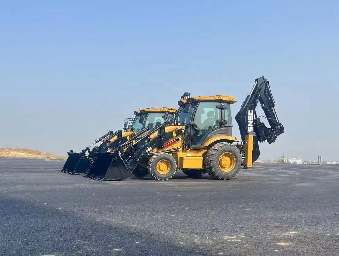 Backhoe Loader Shanmon 388H 4x4 2500kg Excavator Loader Retroexcavadora for