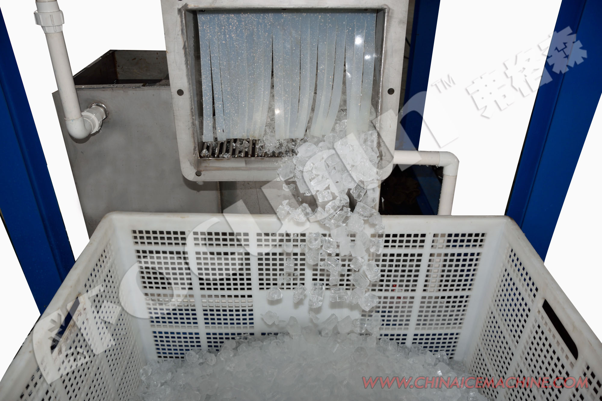 1ton 2ton 3ton 5ton 8ton 10ton Industrial Ice Making Machine with R404a/R22 Refrigerant