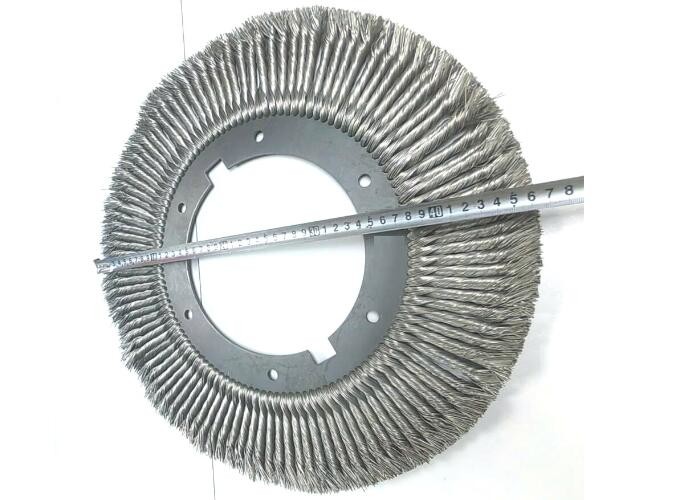 114 Knot Cutback Brush 460mm OD Large Twisted Knot Wire Wheel