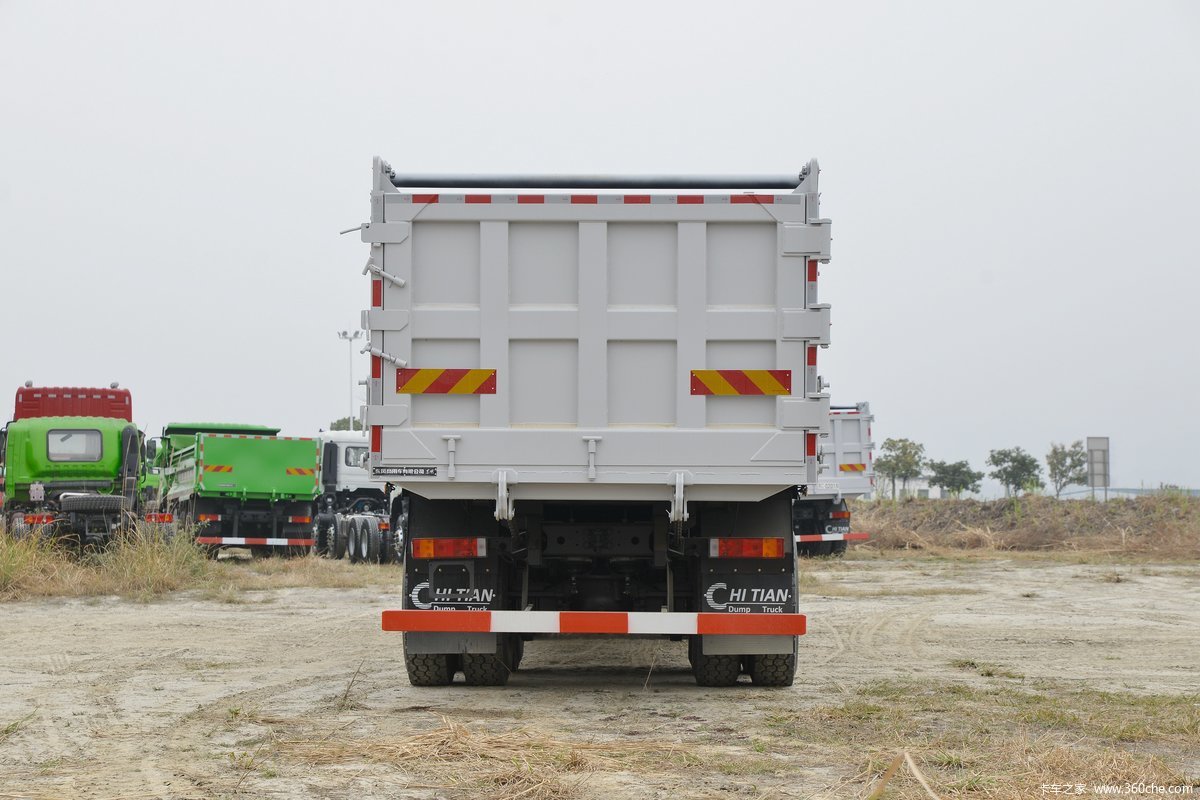 Dongfeng Kinland KC 465hp 6X4 5.6meter Dump Truck with Euro 6 Emission Standard and 2 Passengers