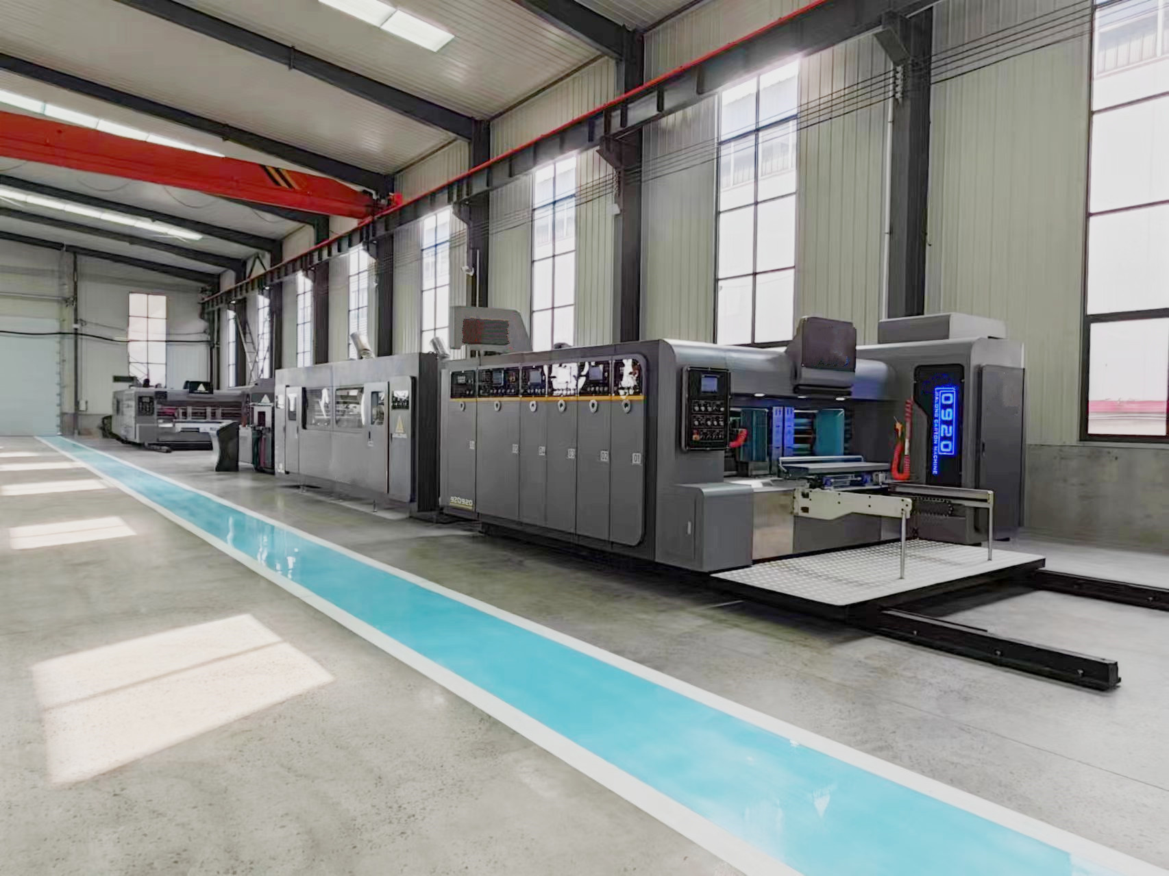Corrugated Carton Box Making Machine 4 Color Slotter Die Cutter Machine