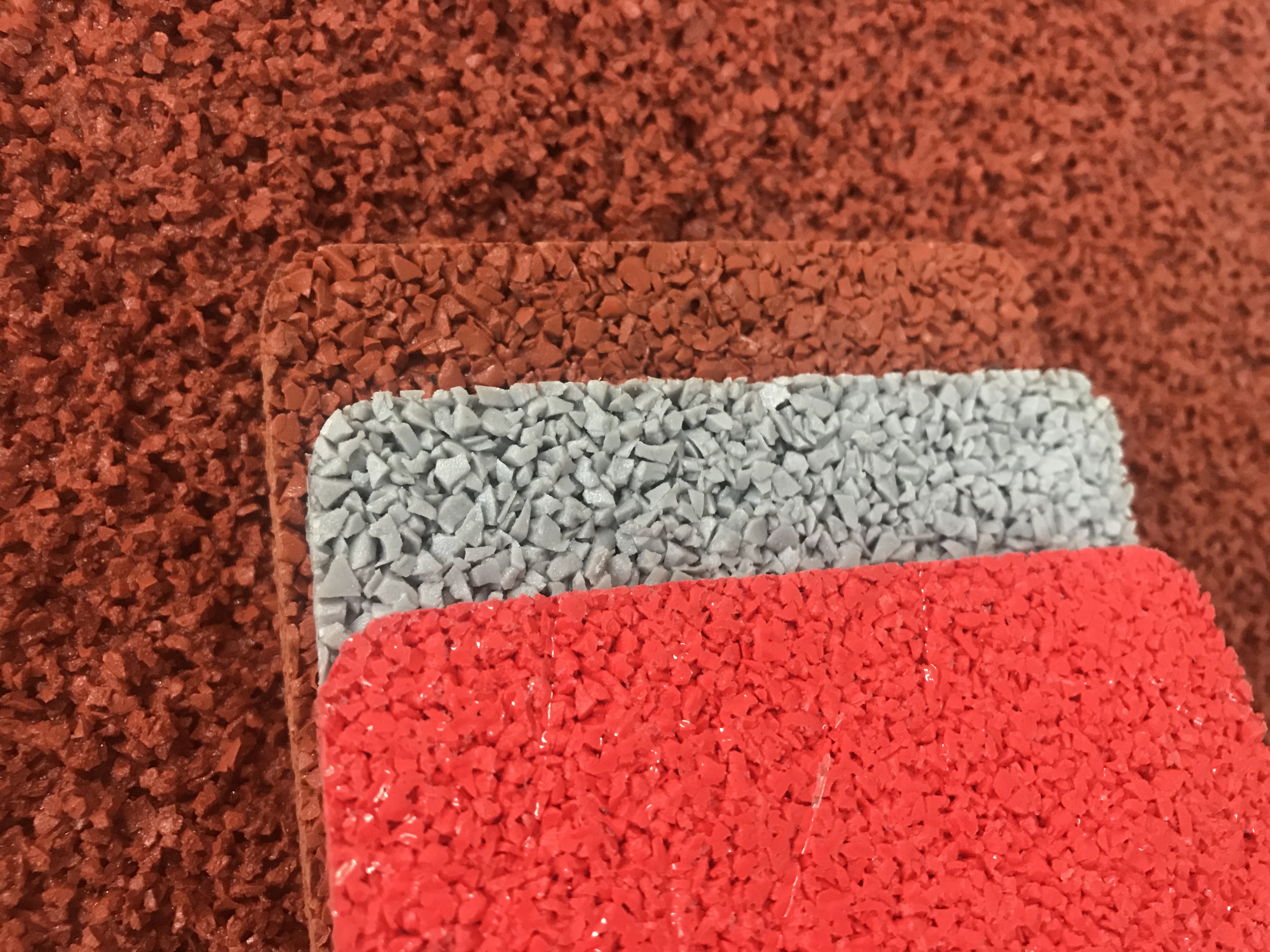 Kindergarten Long Lasting Low Density Rubber Granules Flooring