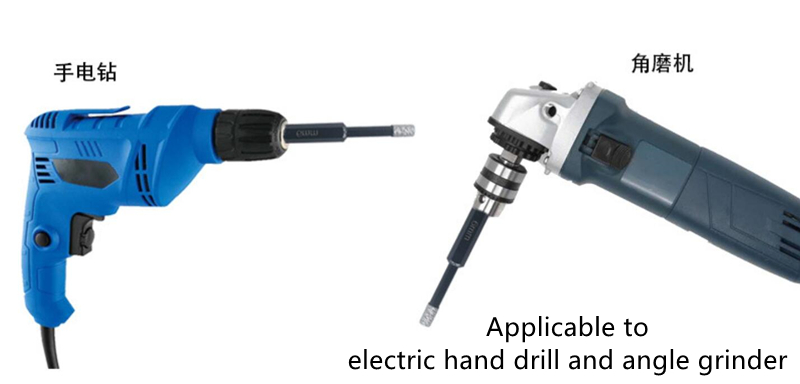 Hexagon Diamond Burr Drill Bits For Stone Ceramics Drilling