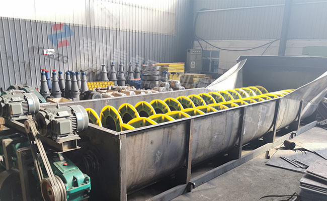 Simple Structure Double Spiral Sand Washing Machine 150-200 Capacity