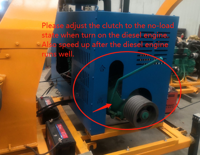 Mill Crusher HY-6130 Branch Crusher Feeding Throat Size 300*200mm