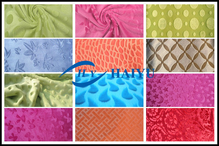 brushed loop velvet fabric for bedsheet