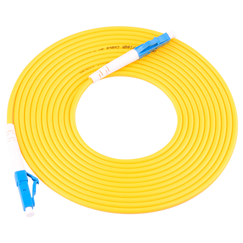 3m Outdoor LC LC Fiber Patch Cord Yellow Color For CATV LAN MAN