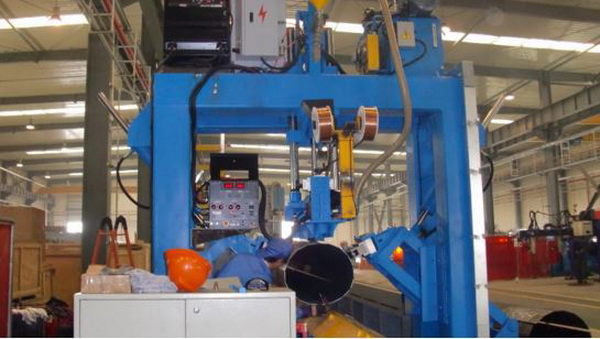 Big Diameter Light Pole Welding Machine Gantry Type Shut Welding