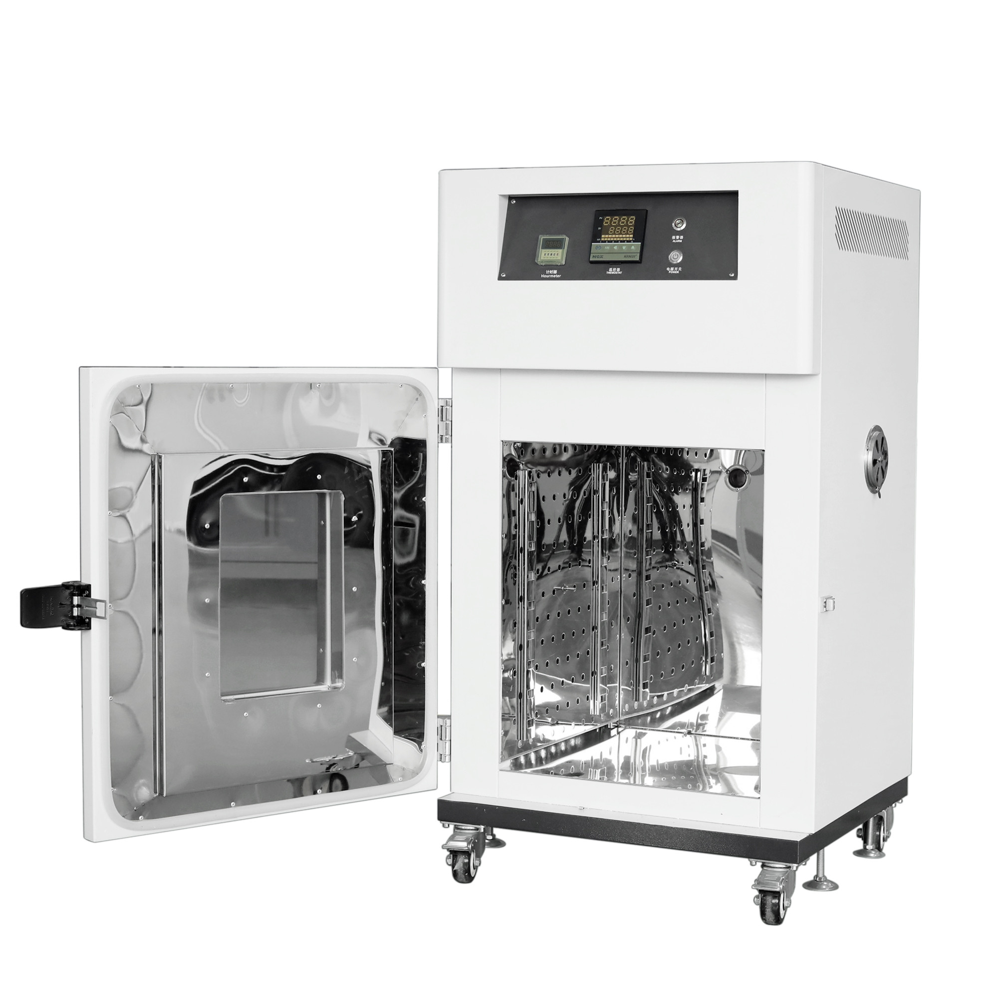 Lab Hot Air Circulation Drying Industrial Oven With Accuracy ±0.3 And 200℃-500℃